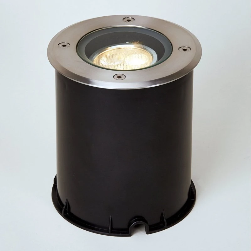 Lucande Jos Luminaire Encastré au Sol LED Rond Orientable IP67