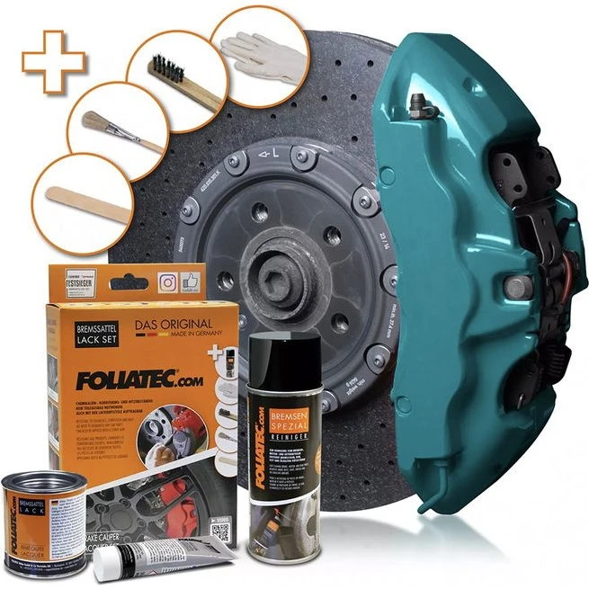 Foliatec Miami Beach Bleu Brillant - Kit Peinture Étrier de Frein