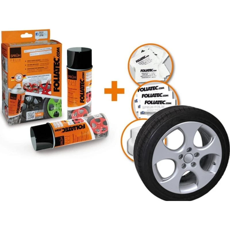 Foliatec Gomme Liquide Bronze Métallique Mat 2x400 mL