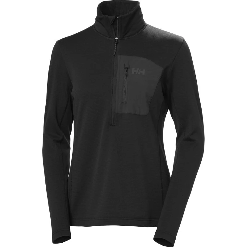 Helly Hansen Versalite 1/2 Zip - Polaire Femme - Noir