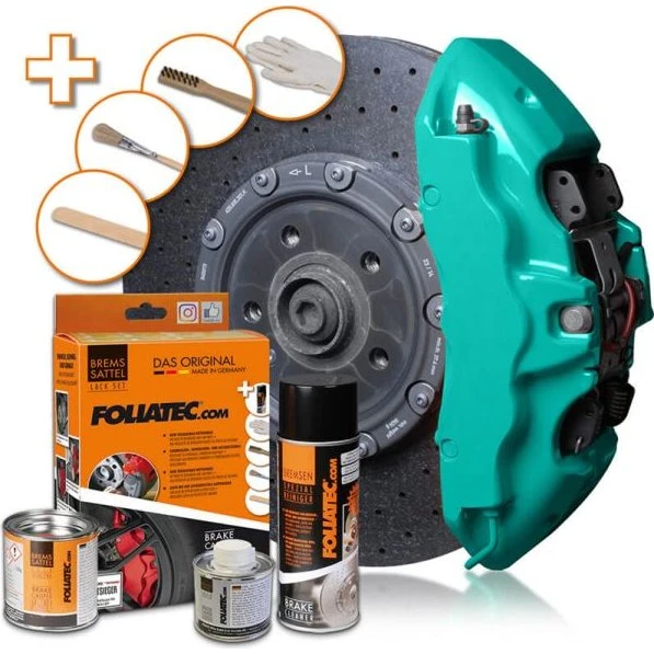 Foliatec Peinture Étrier de Frein Turquoise Océan 3 Composants