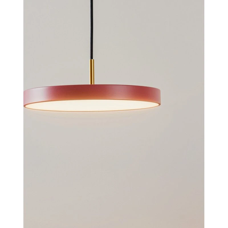 Umage Suspension LED Asteria Mini, Rosé/Laiton, Ø 31 cm