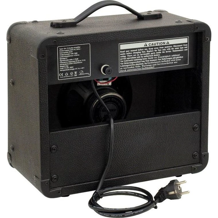 DIMAVERY GA-15 Amplificateur Guitare Électrique 15W