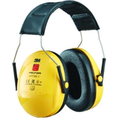 3M PELTOR Optime I - Casque antibruit jaune (SNR 27 dB)