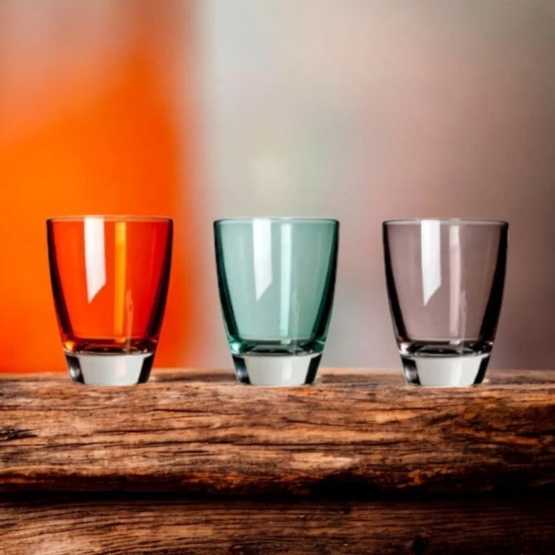 Alpi Verres à eau colorés 29 cl x 3