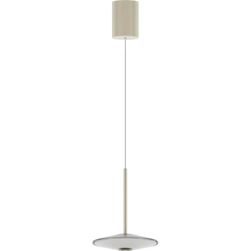 LOOM DESIGN Suspension LED Solene, blanc, verre, Ø 20 cm