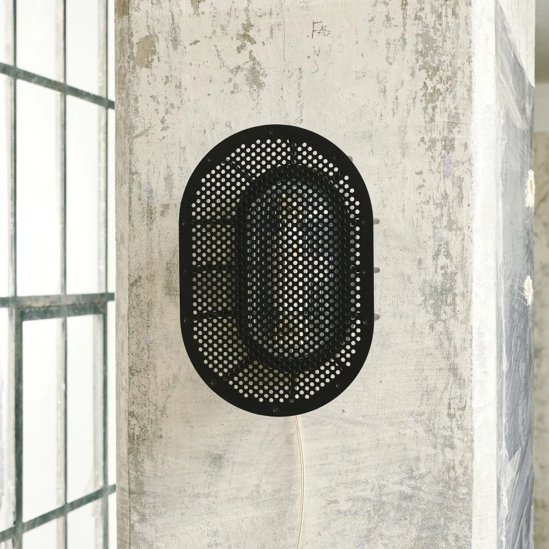 DESIGN BY US Applique d'extérieur Night Rider en aluminium noir