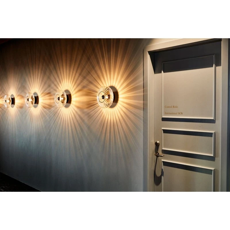 Design By Us Applique Murale New Wave Optic XL Clear/Silver