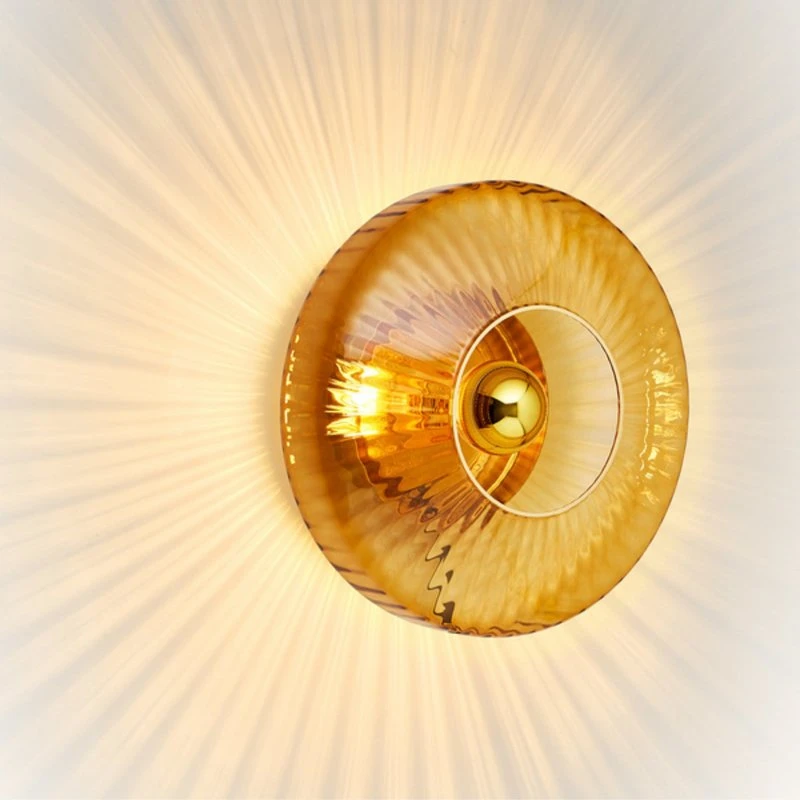 Design By Us Applique Murale New Wave Optic XL Amber