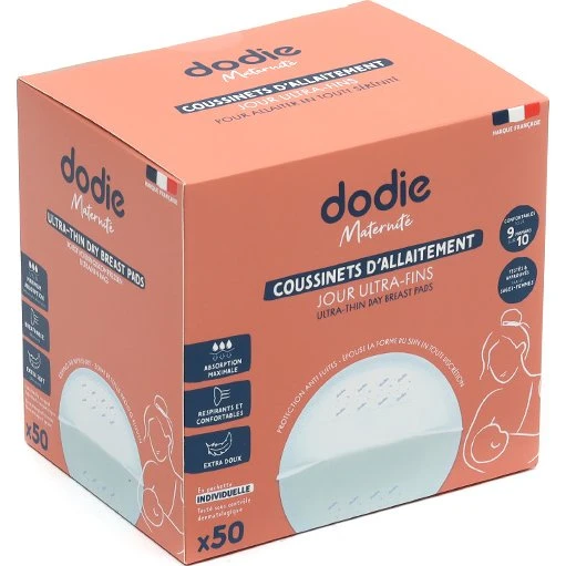 Dodie Coussinets d'allaitement jour ultra-fins 50