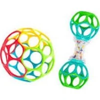 Bright Starts Oball Set Shaker + Balle Souple