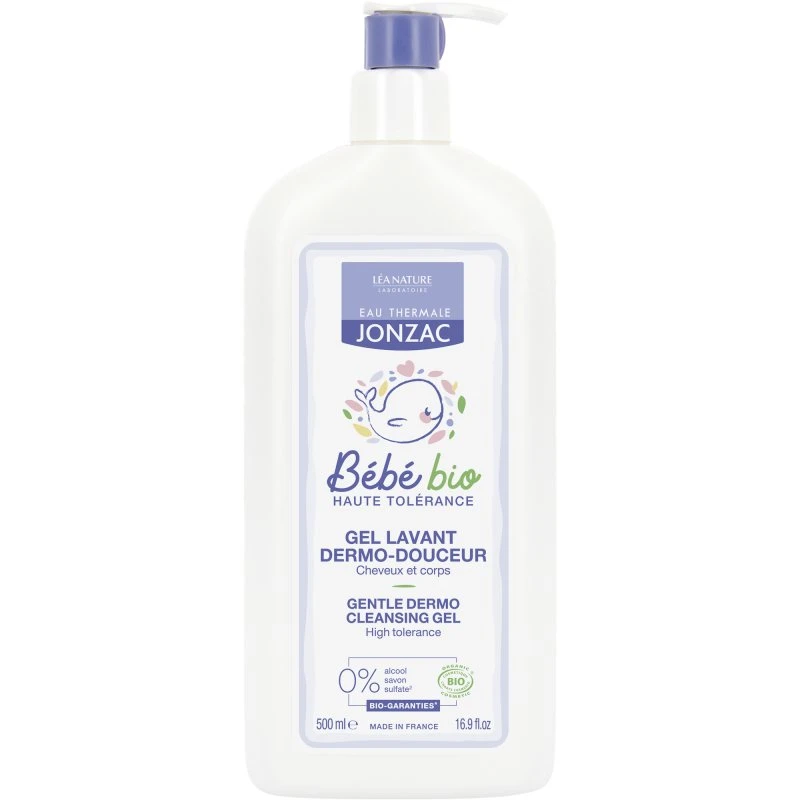 Jonzac Bébé Bio Gel Lavant Dermo-Douceur 500ml