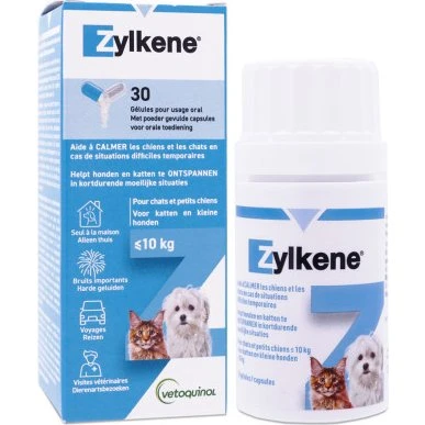 Vetoquinol Zylkene 30 Gélules Chat & Petit Chien