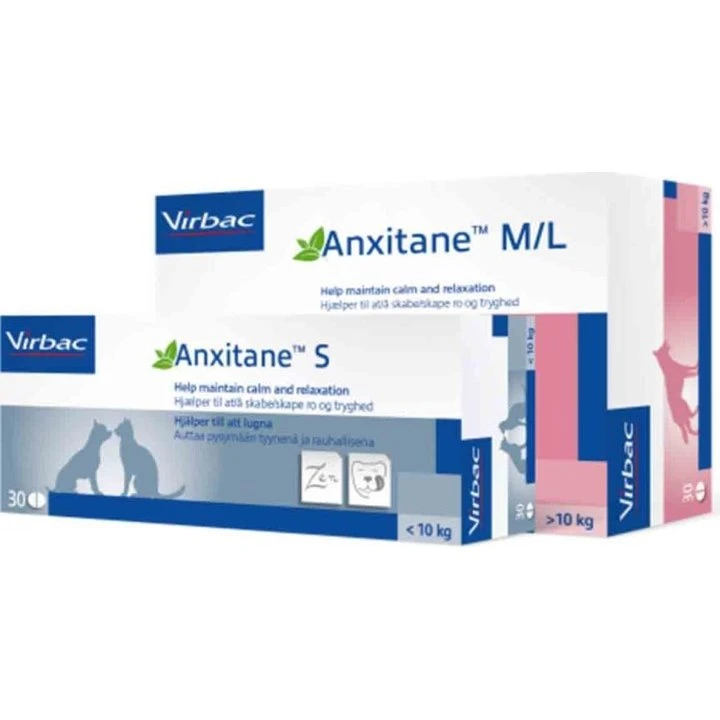 Virbac Anxitane S Chat Chien 30 Comprimés