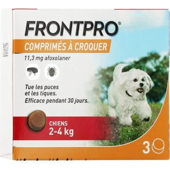 Frontpro Chien Comprimé Anti-Puces 2-4kg