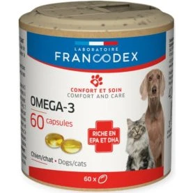 Francodex Omega-3 Chiens et Chats 60 Capsules