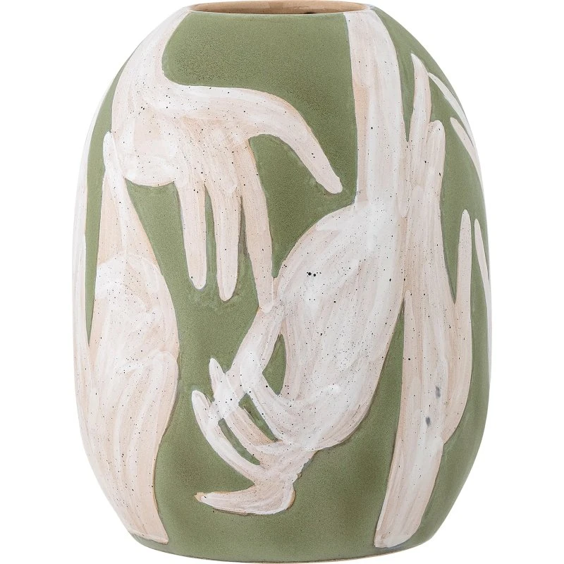 Bloomingville Adalena Vase 30,5 cm Vert Grès