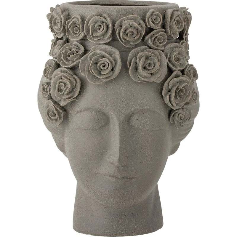 Bloomingville Vase Akira Grès Gris H30 cm