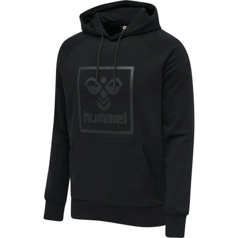 Hummel HMLLSAM Hoodie Noir - Sweat à Capuche Classique