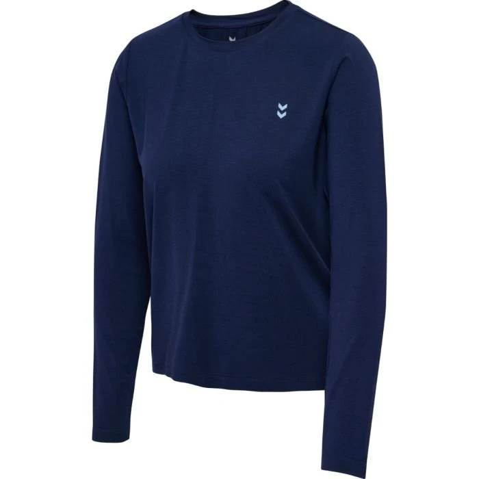Hummel Yoga Soft Loose LS Tee Bleu Femme