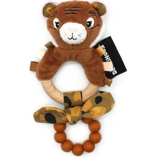 Speculos le tigre - Anneau de dentition silicone et bois