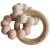 Zakuw Floraison - Anneau de Dentition Bois & Silicone