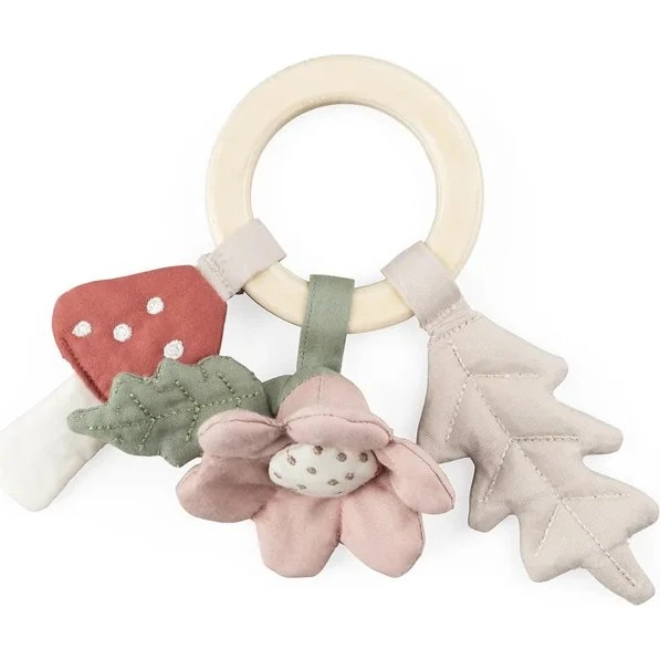 Sebra Hochet Feuille/Champignon/Fleur Bio