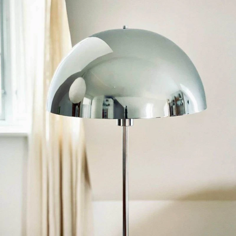 Lampadaire Dyberg Larsen Stockholm Chrome et Marbre - 143 cm