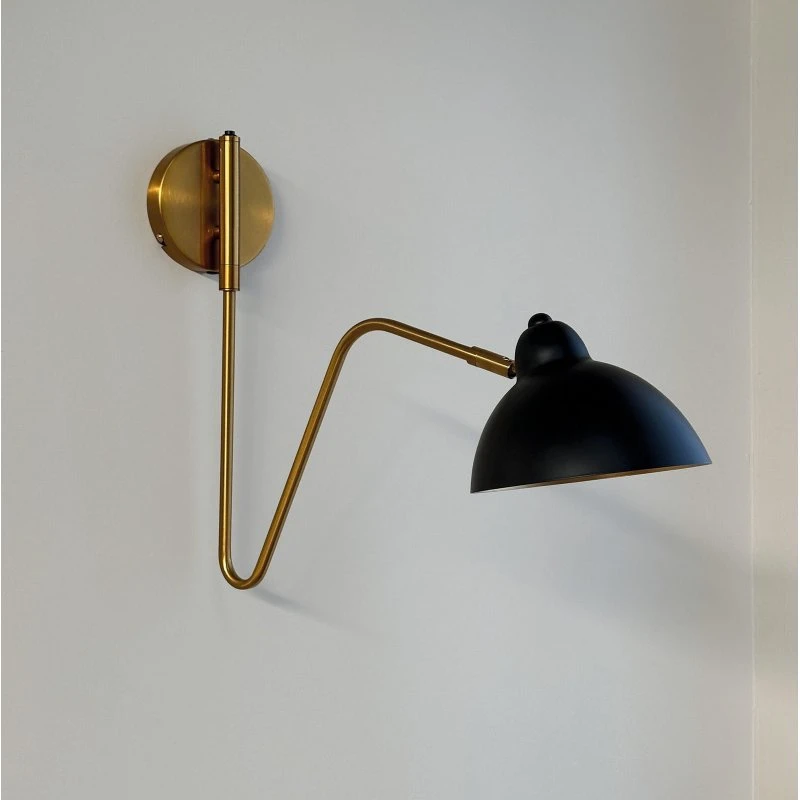Dyberg Larsen Futura Applique Murale Black/Brass