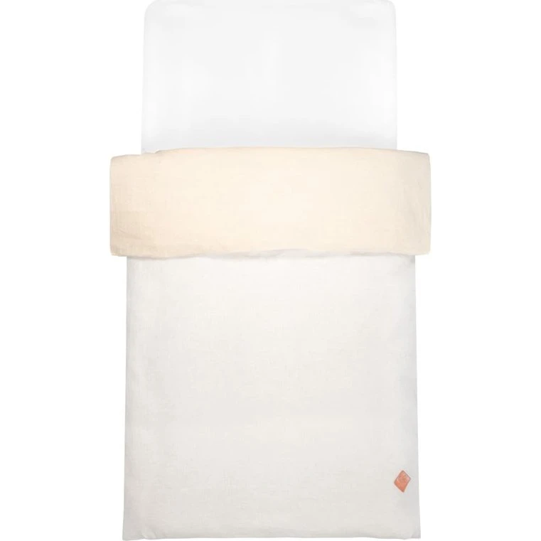 Linen'Co Housse de couette réversible en lin lavé