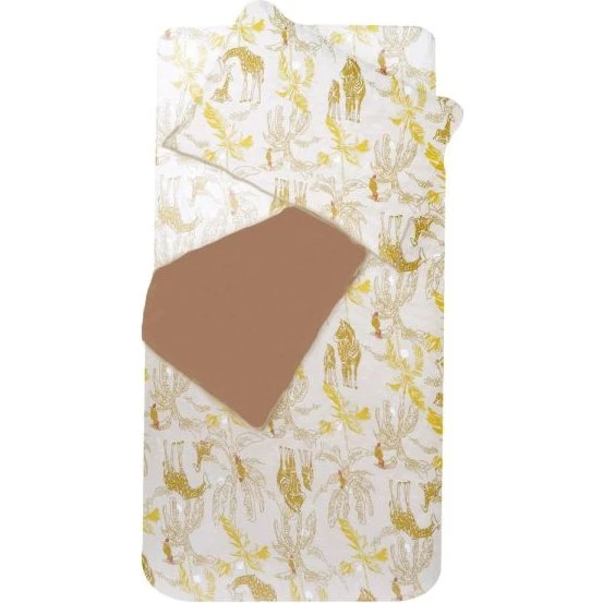 Domiva Honey Moon Housse de couette + taie d'oreiller 100x140 cm Beige