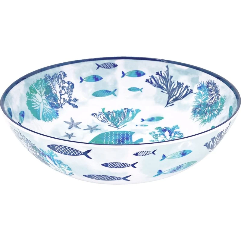 Caraïbes - Saladier en mélamine 31 cm vert