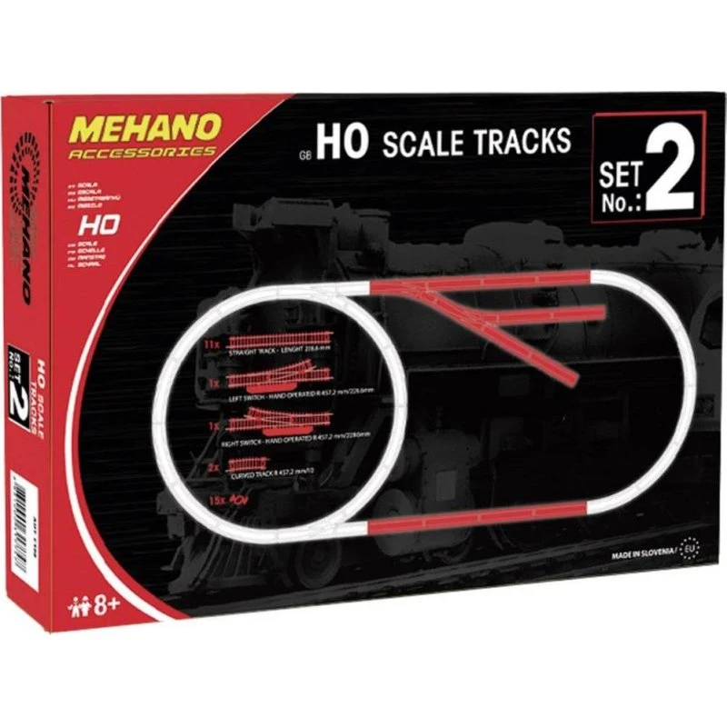Mehano 58545 H0 Track Extension Set