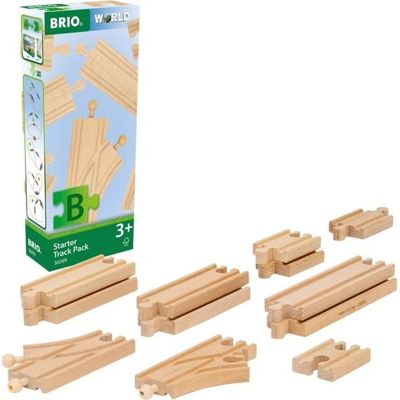 BRIO World Coffret de Démarrage - 12 Rails - Pack B