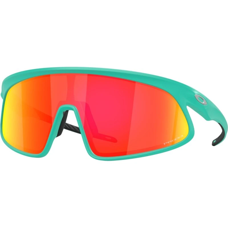 Oakley RSLV Lunettes de Soleil Matte Céleste Prizm Ruby