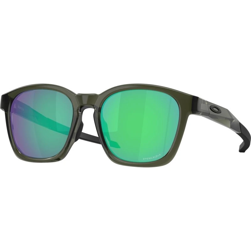 Oakley Shackle Lunettes de Soleil Olive Ink avec Verres Prizm Jade