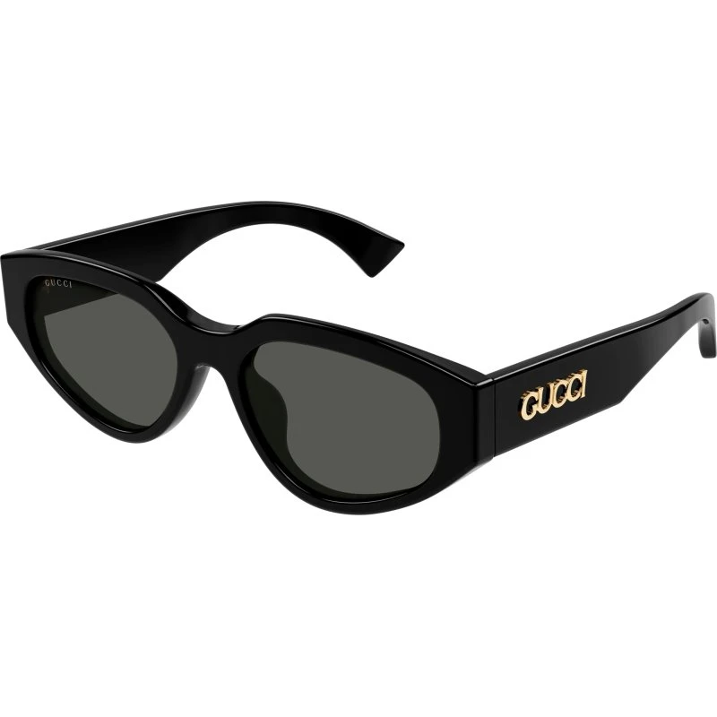 Gucci GG1845SA Lunettes de Soleil Cat Eye Noir et Gris