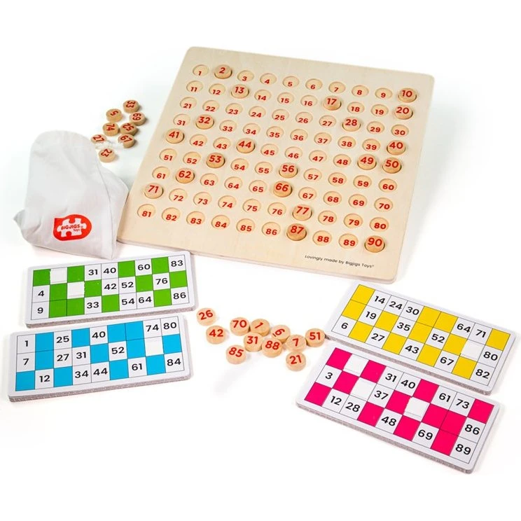 Bigjigs Toys Bingo Traditionnel en Bois