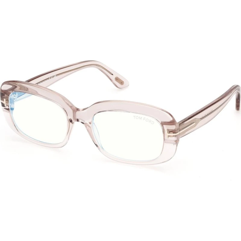 Tom Ford FT6174-B Blue Block Lunettes de Vue Roses Rectangulaires