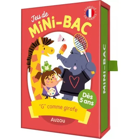 Auzou Jeu du Mini-Bac - Jeu de Cartes dès 5 ans