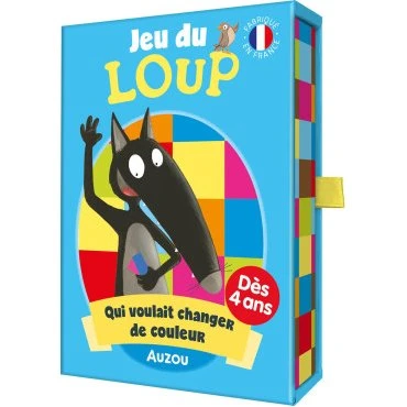 Auzou - Jeu de cartes du Loup qui voulait changer de couleur