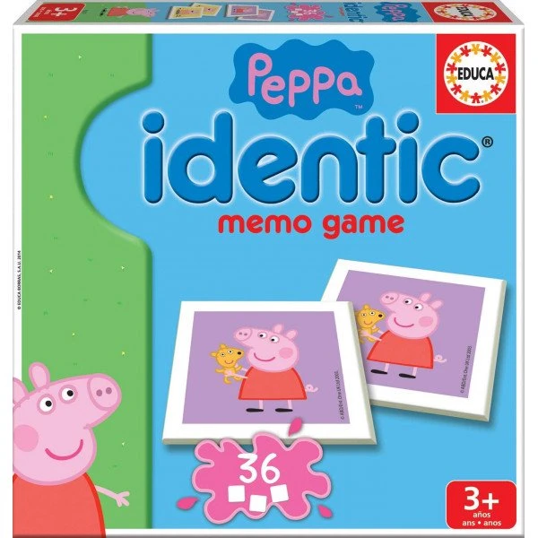 Educa Borras Identic Peppa Pig - Jeu de mémoire 3 ans+