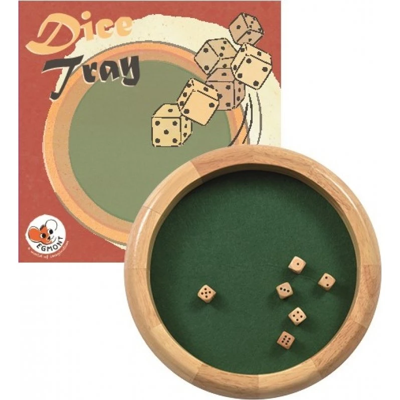 Egmont Toys Plateau de Dés en Bois 30 cm
