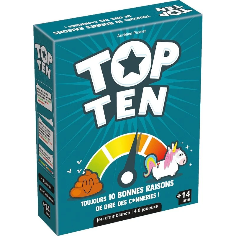Top Ten - Jeu coopératif drôle et innovant