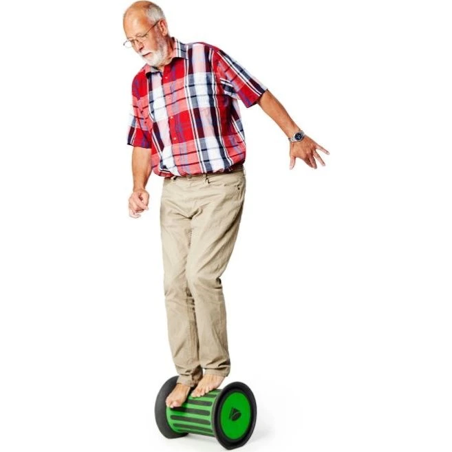 Gonge Rouleau d'équilibre vert lesté