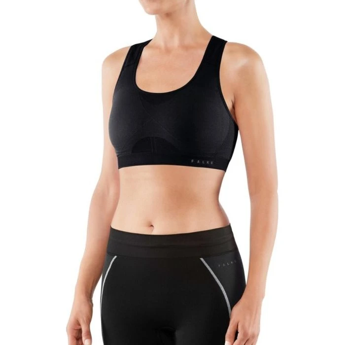 Falke Madison Brassière de Sport Femme - Noir