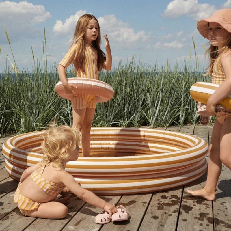 Liewood Piscine Gonflable Savannah Bleu Écrue 1,50 m