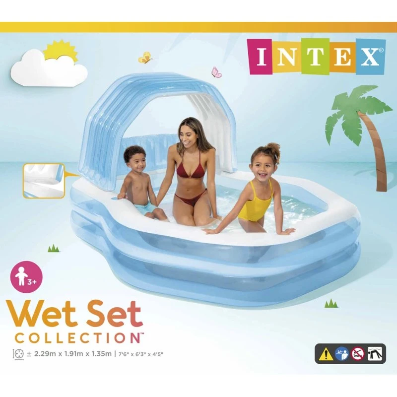 Intex Piscine Gonflable Enfant Arcade 229 cm Bleu