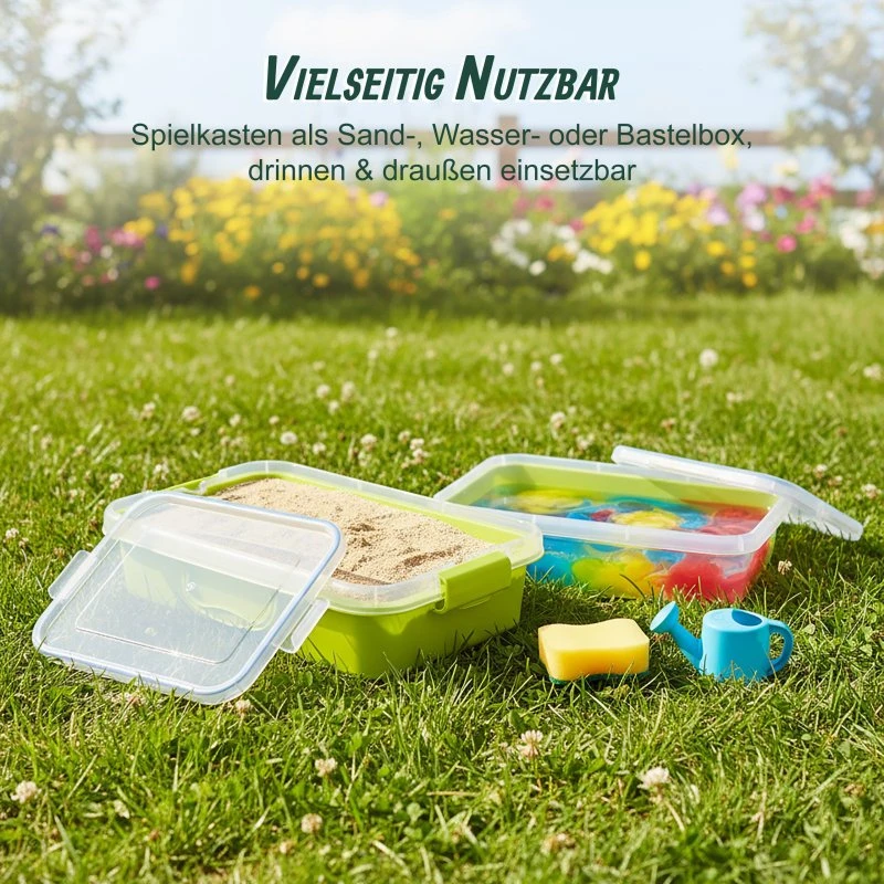 Munchkin - Lot de 2 bacs à sable avec couvercle