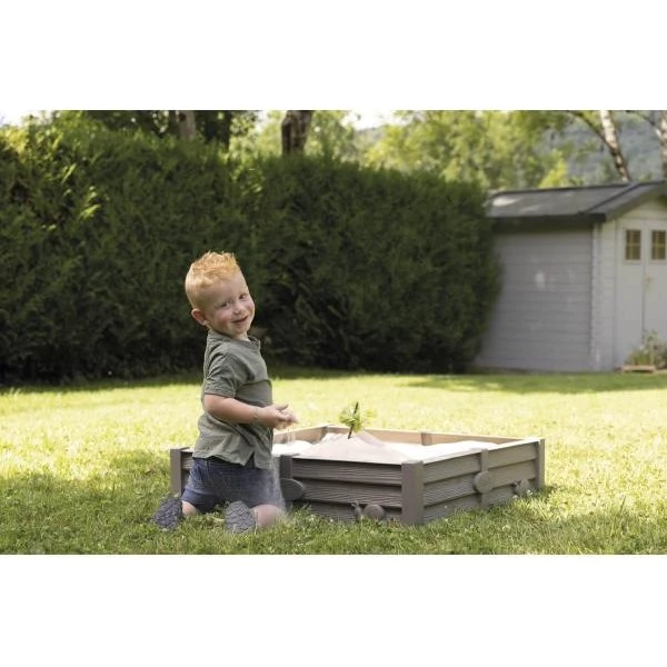 SMOBY Bac Square Garden 2 en 1 76x76cm